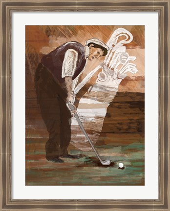 Framed Time to Putt Print