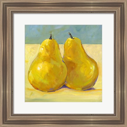 Framed Pair of Pears Print