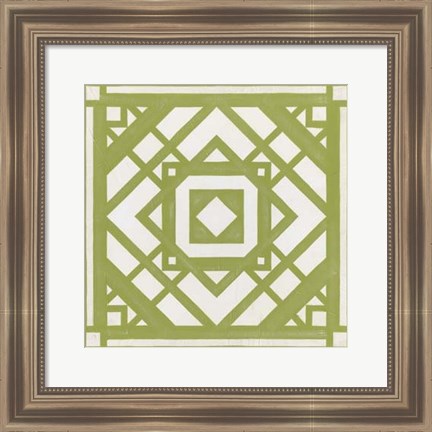 Framed Modern Quilt VIII Print