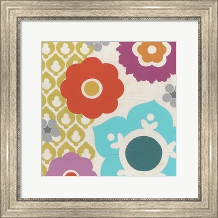 Framed Candy Blossoms III Print