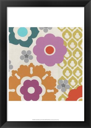 Framed Candy Blossoms IV Print