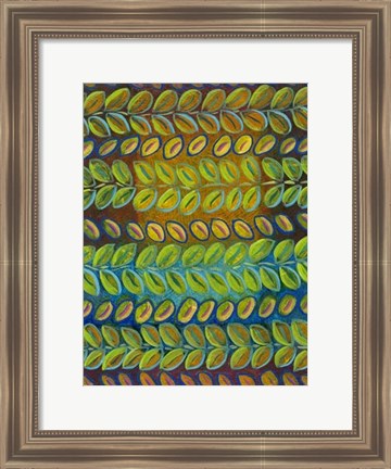 Framed Island Rhythm I Print