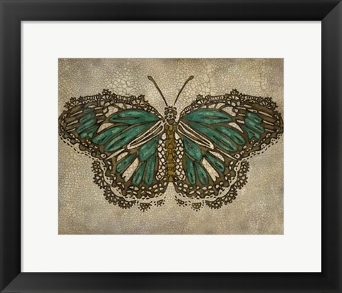 Framed Lace Wing II Print