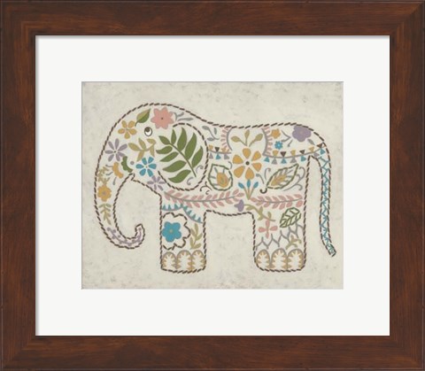 Framed Laurel&#39;s Elephant II Print