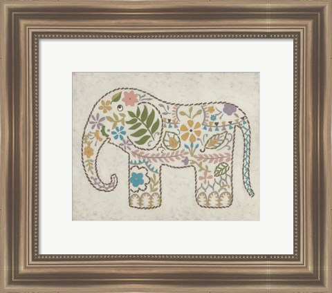 Framed Laurel&#39;s Elephant II Print