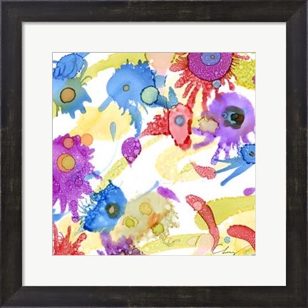 Framed Fluid Fantasy I Print