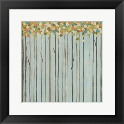 Framed Birch Grove II Print