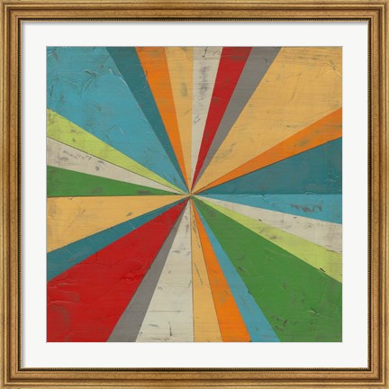 Framed Carnival Lights II Print