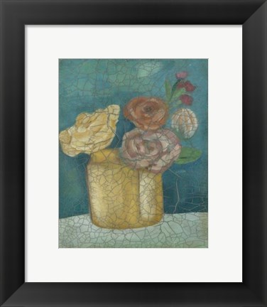 Framed Flower Market I Print