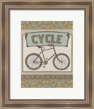 Framed Cycle Print