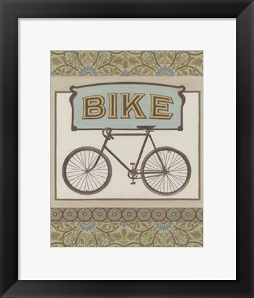 Framed Bike Print