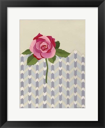 Framed Rosa Ruby II Print