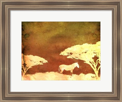 Framed Safari Sunrise III Print