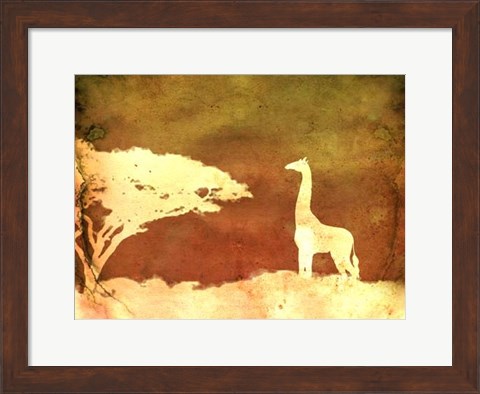 Framed Safari Sunrise IV Print