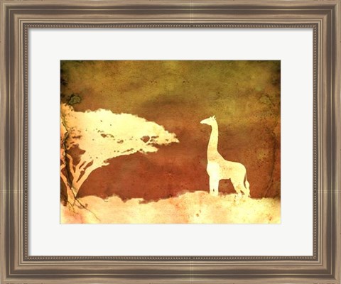 Framed Safari Sunrise IV Print