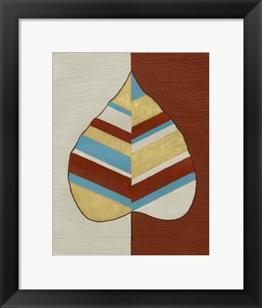 Framed Apache Leaf II Print