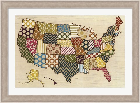 Framed United Patterns Print