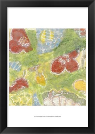 Framed Encaustic Whimsy I Print