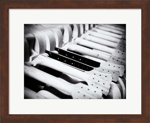 Framed Guitar Factory II Print