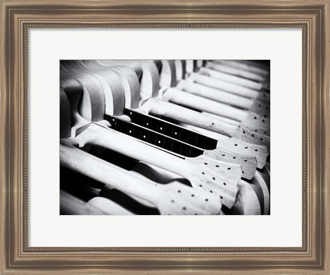 Framed Guitar Factory II Print