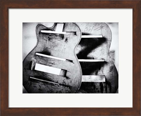 Framed Guitar Factory IV Print