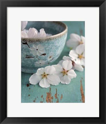 Framed Fleurs de cerisiers Print