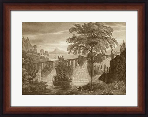 Framed Road of Pillars Print