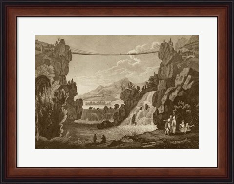 Framed Bridge of Chains Print