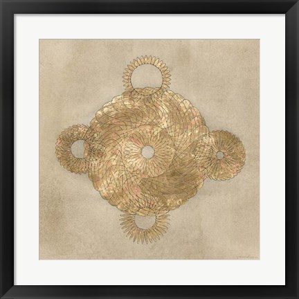 Framed Solar Medallion II Print