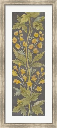 Framed June Floral Panel II Print
