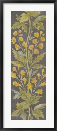 Framed June Floral Panel II Print