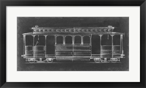 Framed Vintage Street Car III Print