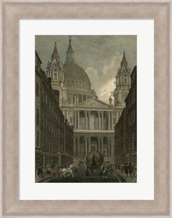 Framed St. Paul&#39;s Cathedral, London Print