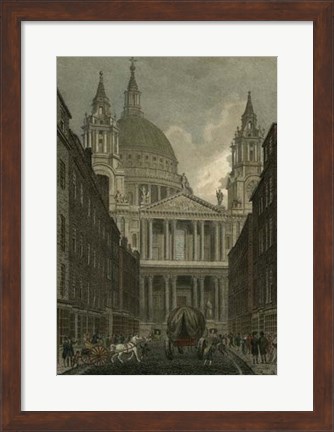 Framed St. Paul&#39;s Cathedral, London Print