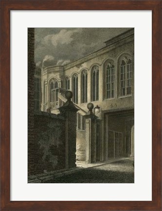 Framed Crosby Hall, London Print
