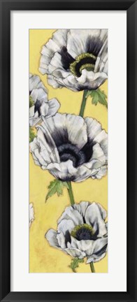 Framed Poppy Vine II Print