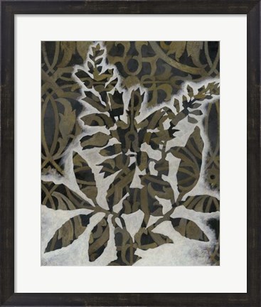 Framed Pattern Bloom I Print