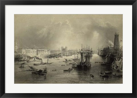 Framed Port of London Print