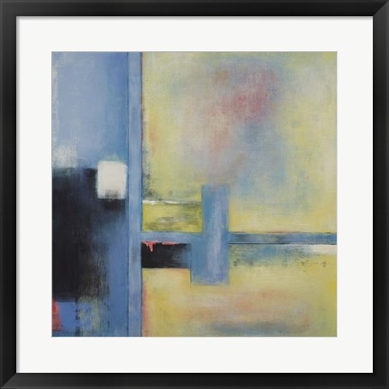 Framed Touch of Blue II Print