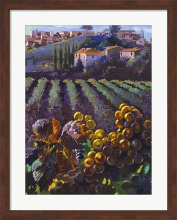 Framed View of Tuscany Print