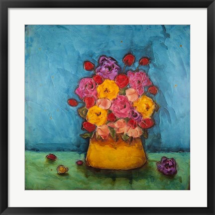 Framed Bucket of Beauty Print