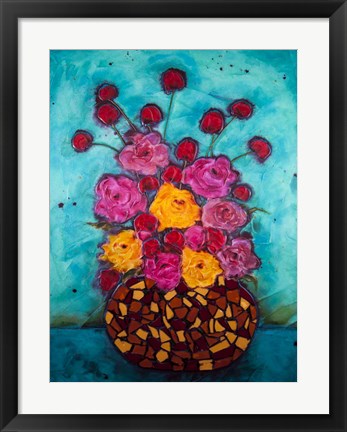 Framed Love &amp; Roses Print