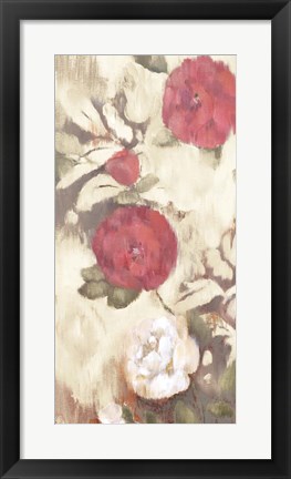 Framed Ikat Rose III Print