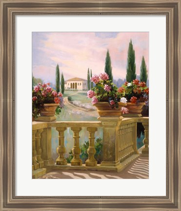 Framed Tuscany Morning Print