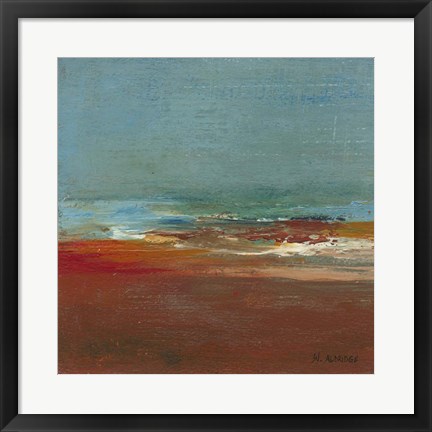 Framed Sea Horizon I Print