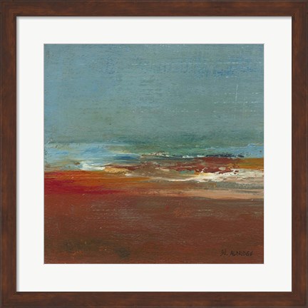 Framed Sea Horizon I Print