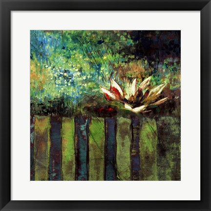 Framed Impressionist Lily I Print