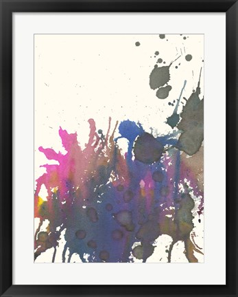 Framed Exuberant Splotch Print