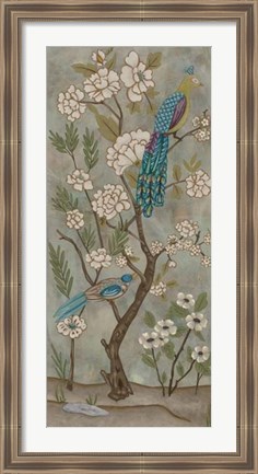 Framed Gardenia Chinoiserie II Print