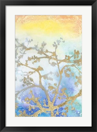 Framed Gilt Branches II Print